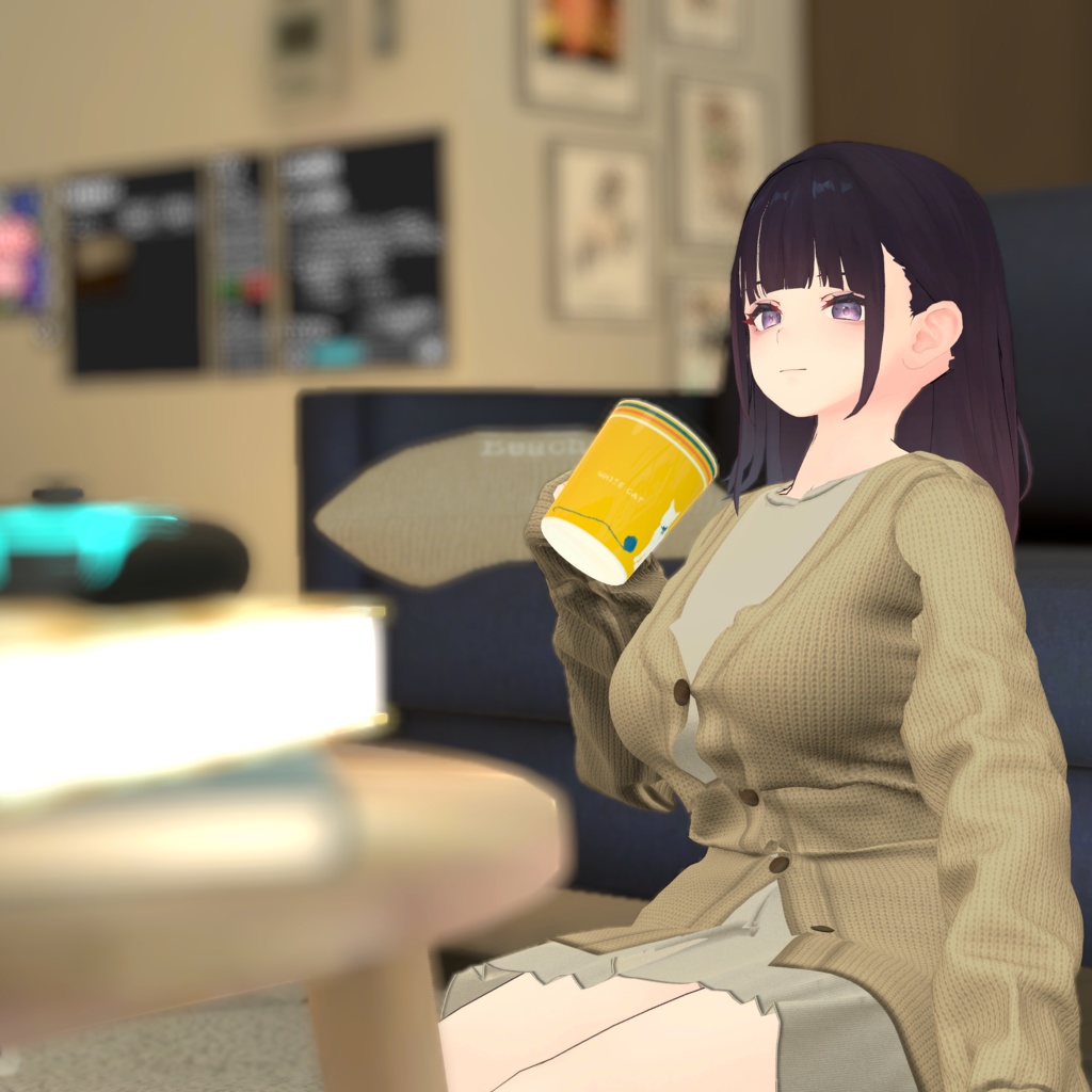 【くろなつ用衣装】おうちセーター