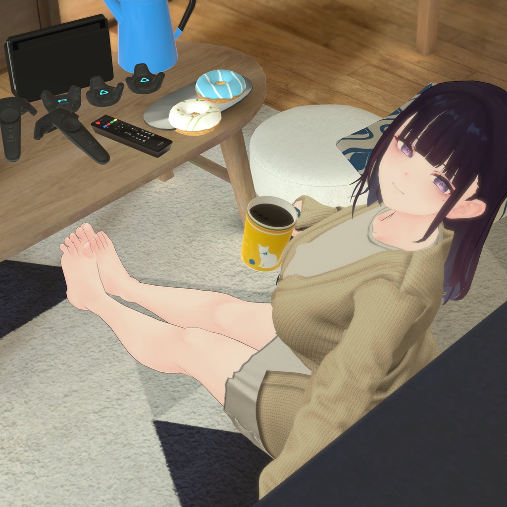 【くろなつ用衣装】おうちセーター