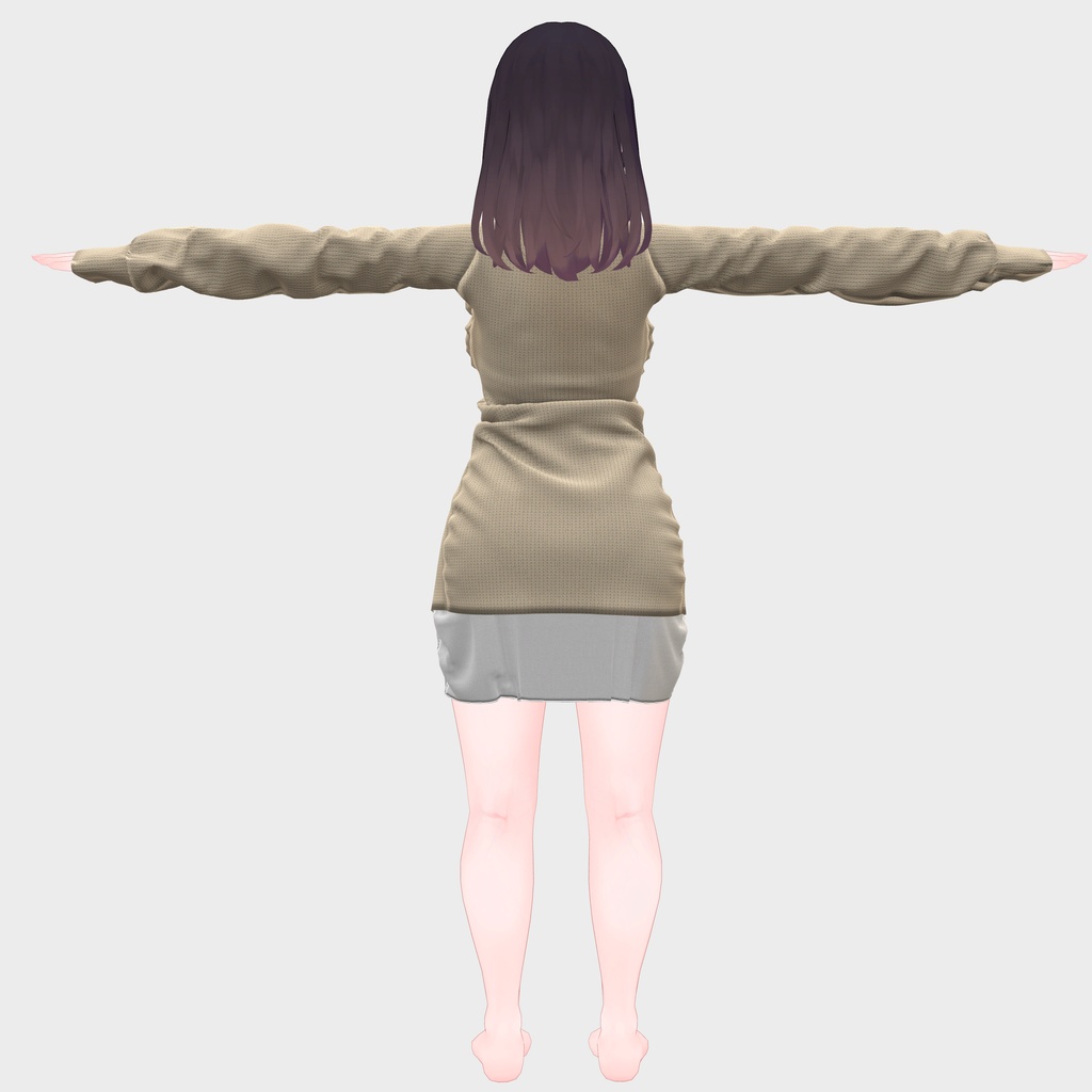 【くろなつ用衣装】おうちセーター