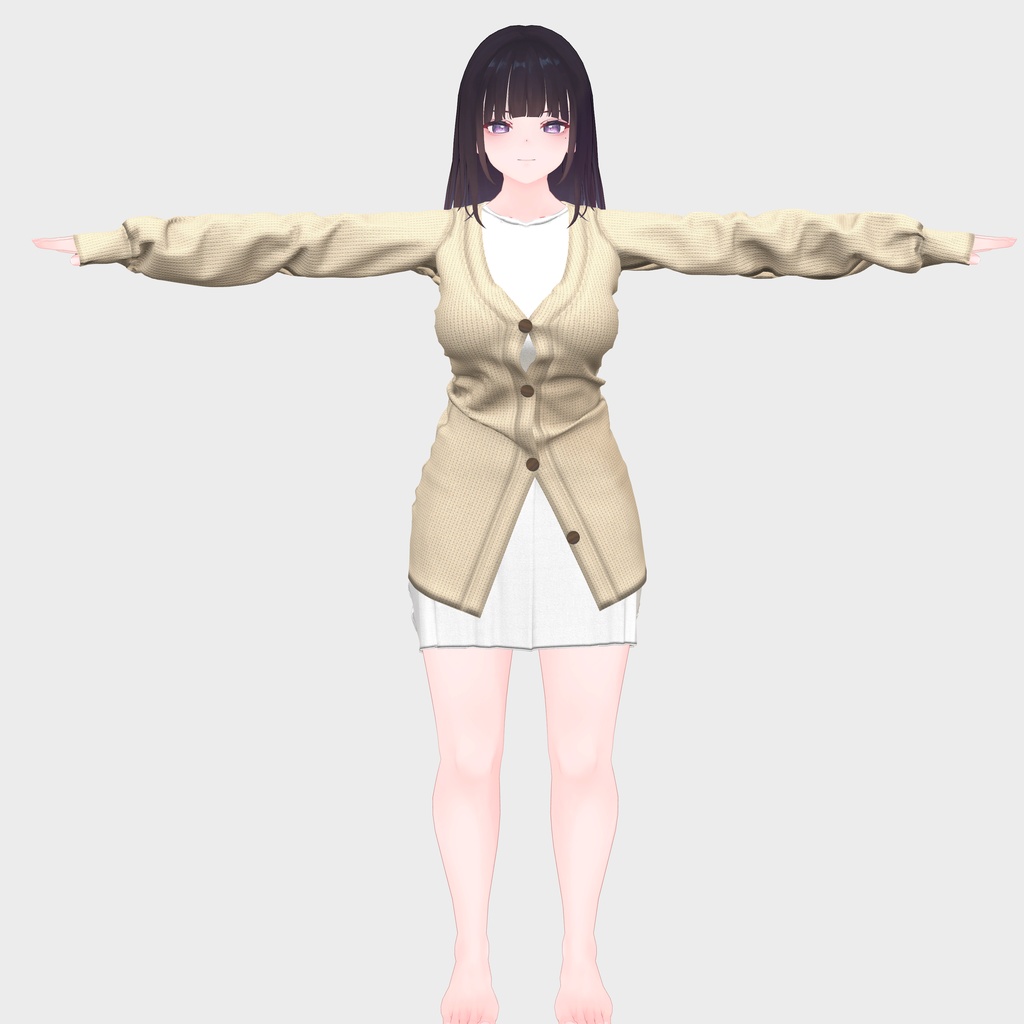 【くろなつ用衣装】おうちセーター