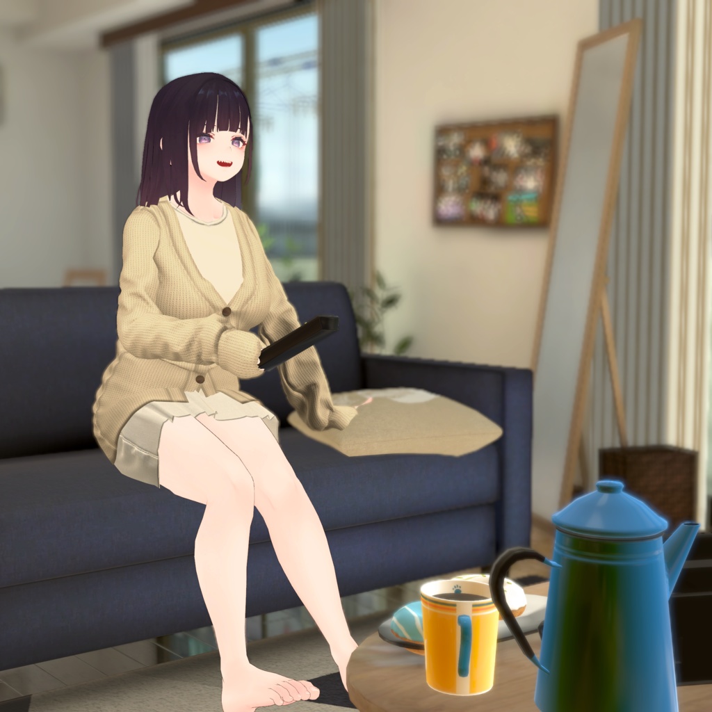 【くろなつ用衣装】おうちセーター