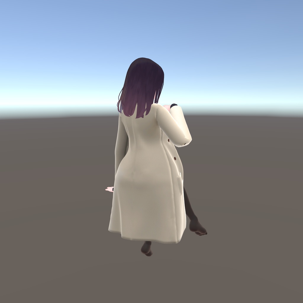 【くろなつ用衣装】街歩きコートコーデ