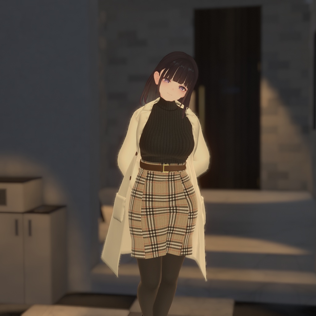 【くろなつ用衣装】冬用ニットタイトスカート