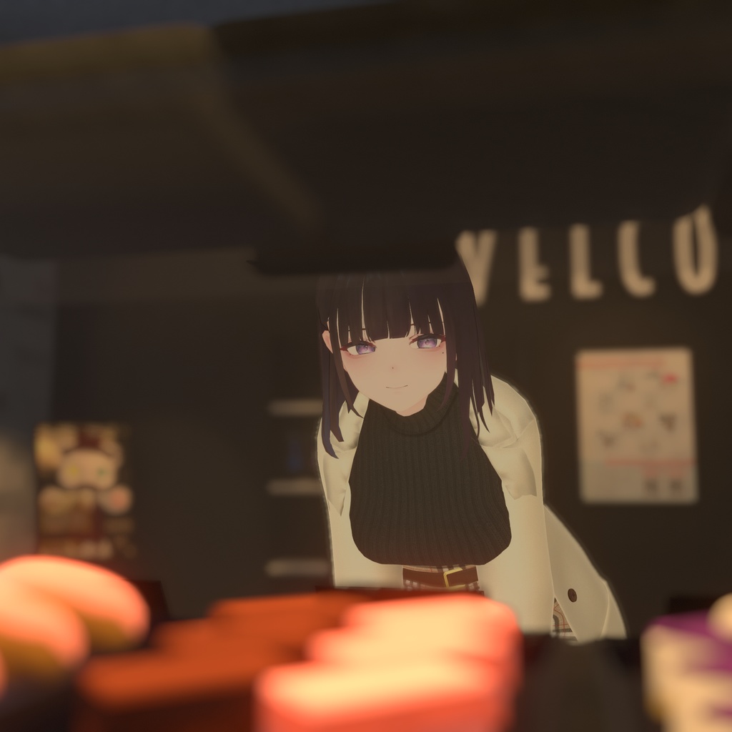 【くろなつ用衣装】冬用ニットタイトスカート