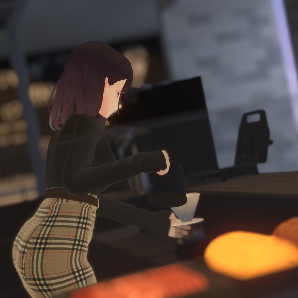 【くろなつ用衣装】冬用ニットタイトスカート