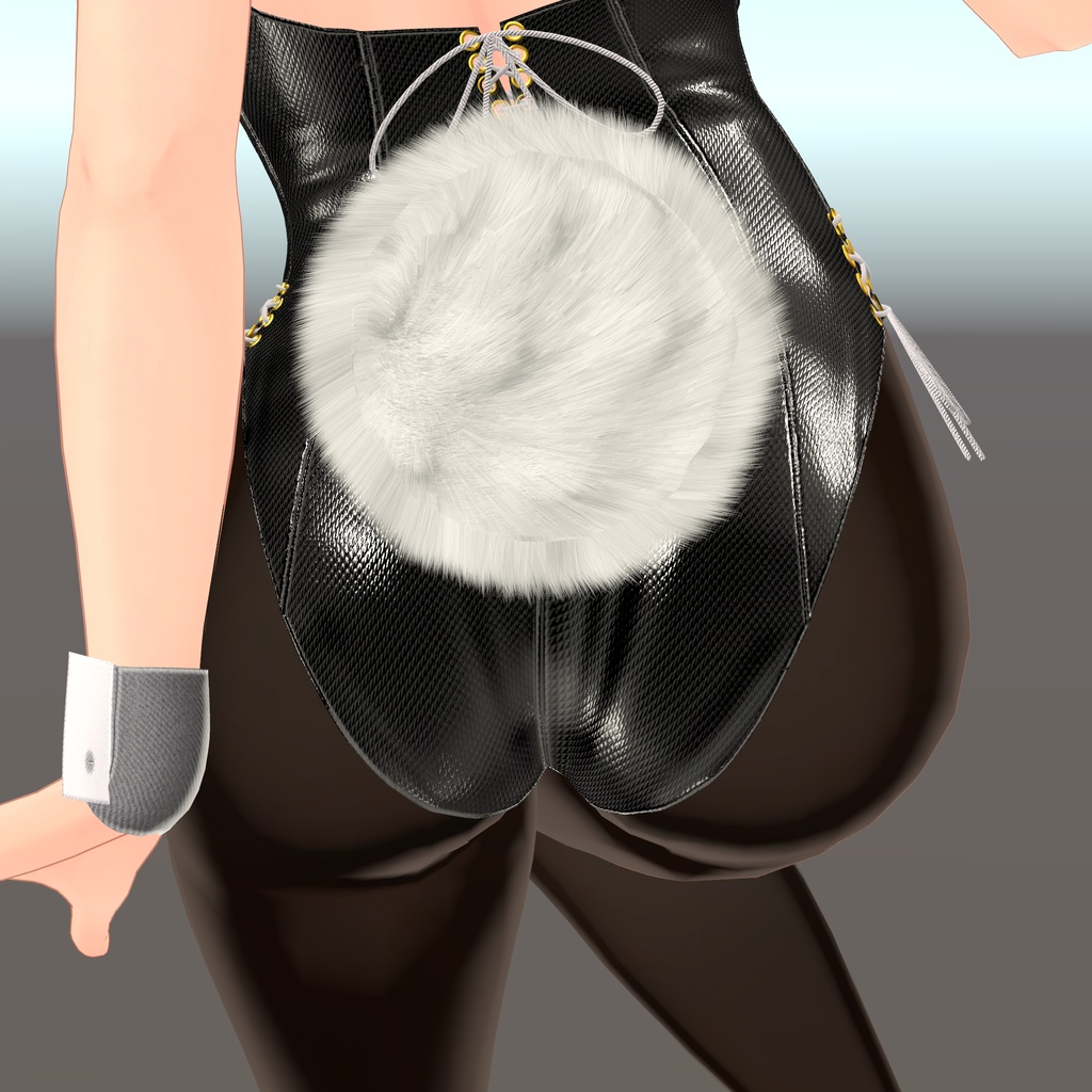 【くろなつ用衣装】レザーバニーガール