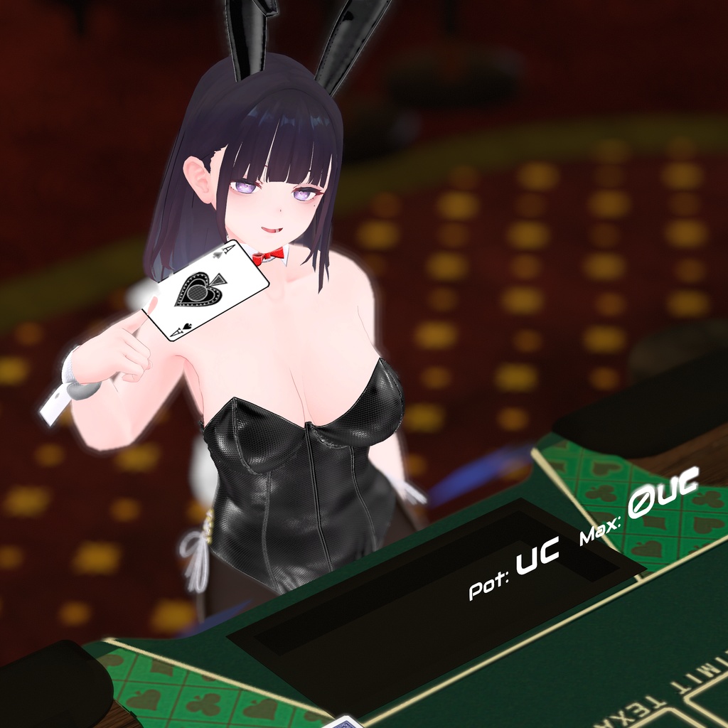 【くろなつ用衣装】レザーバニーガール