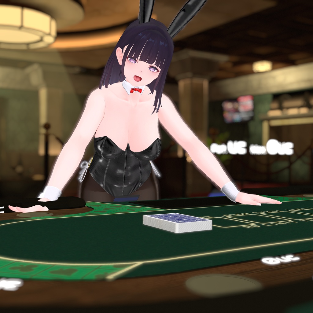 【くろなつ用衣装】レザーバニーガール