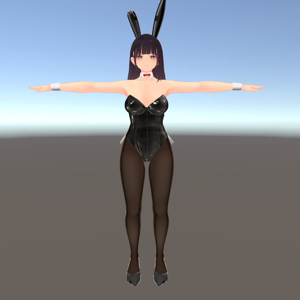 【くろなつ用衣装】レザーバニーガール