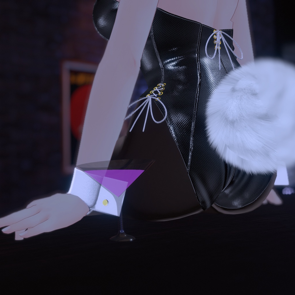 【くろなつ用衣装】レザーバニーガール