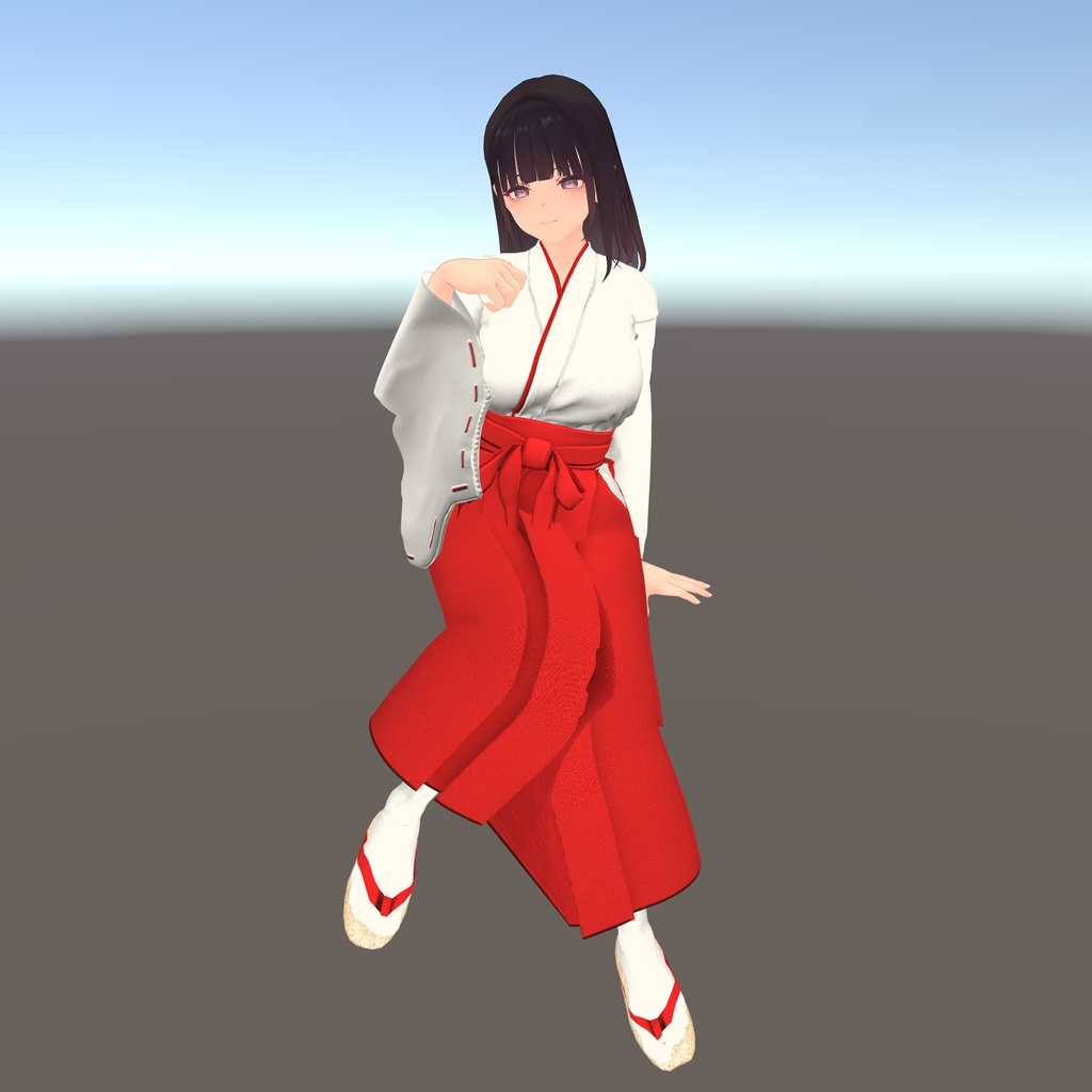 【くろなつ用衣装】巫女装束