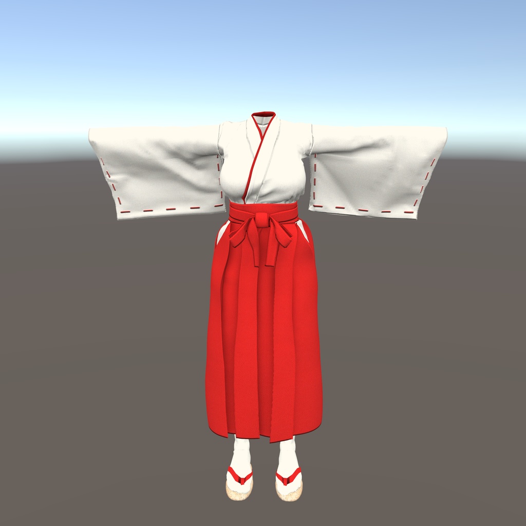 【くろなつ用衣装】巫女装束