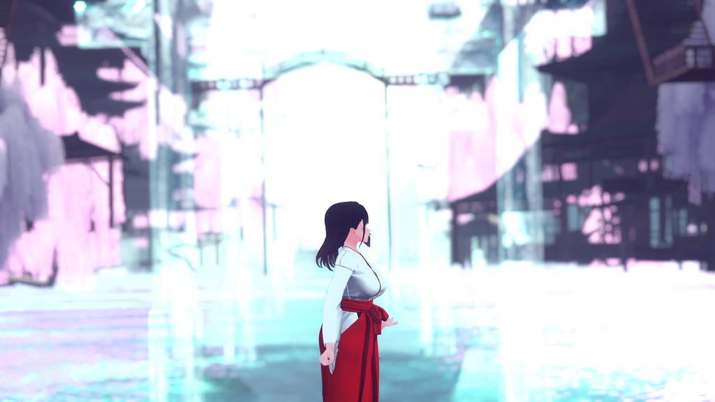 【くろなつ用衣装】巫女装束