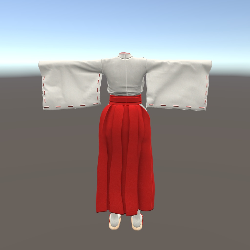 【くろなつ用衣装】巫女装束