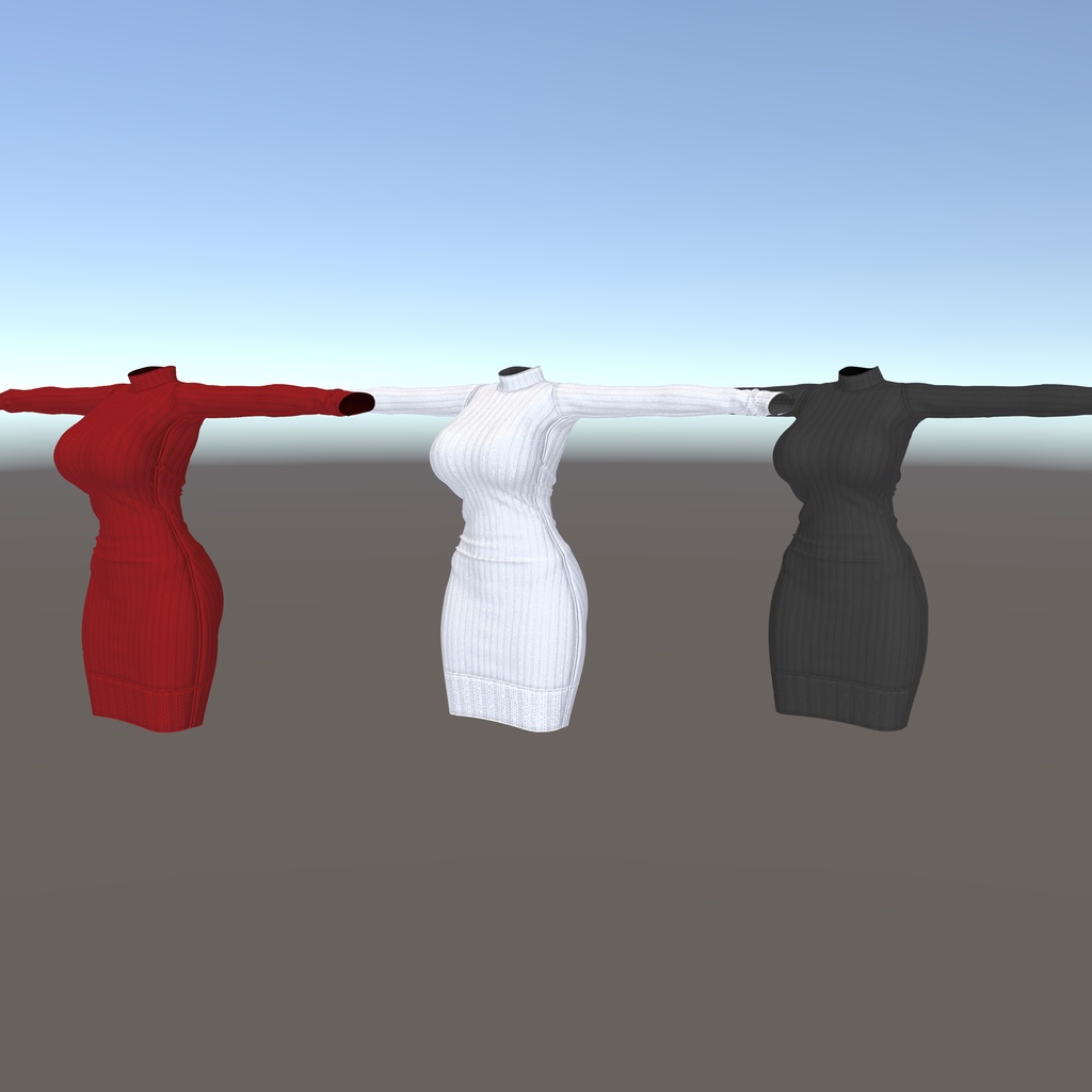 冬用ニットワンピ(テレクレア・キール用)