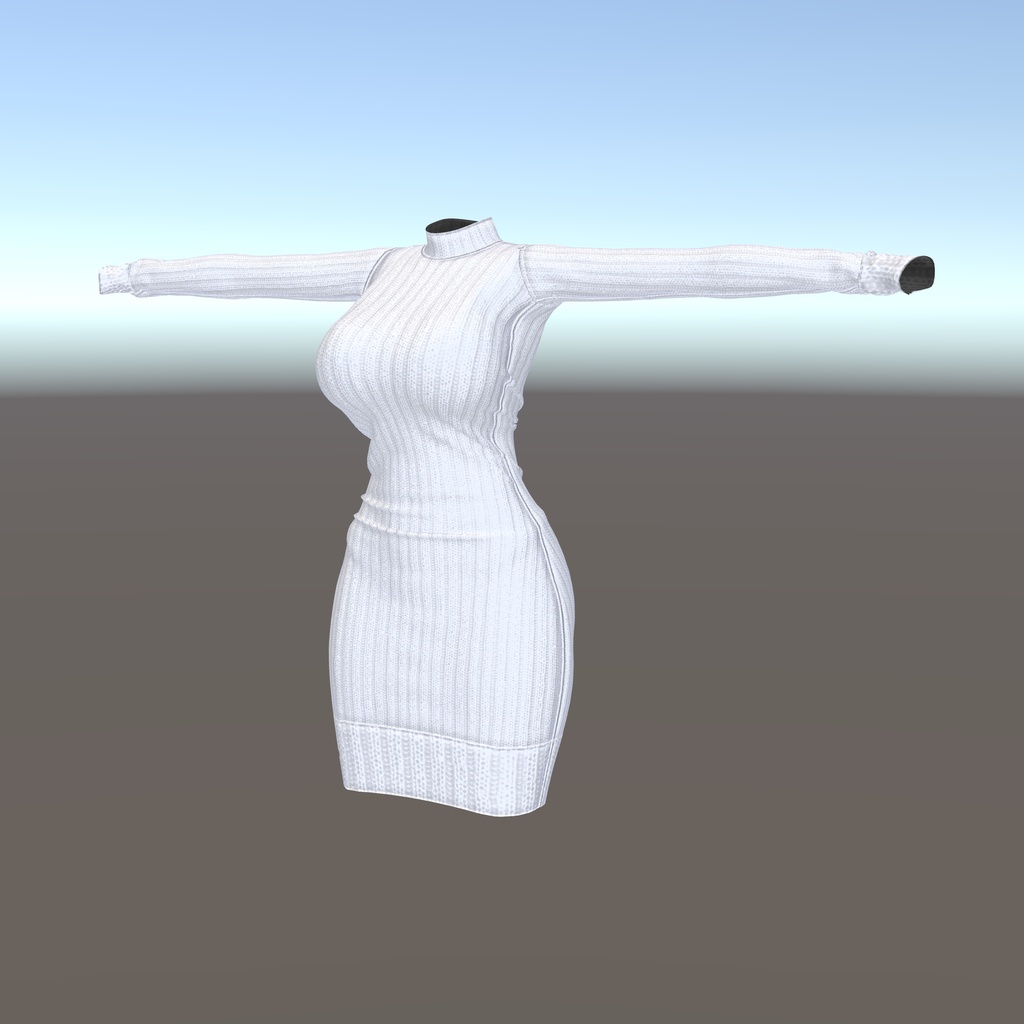 冬用ニットワンピ(テレクレア・キール用)