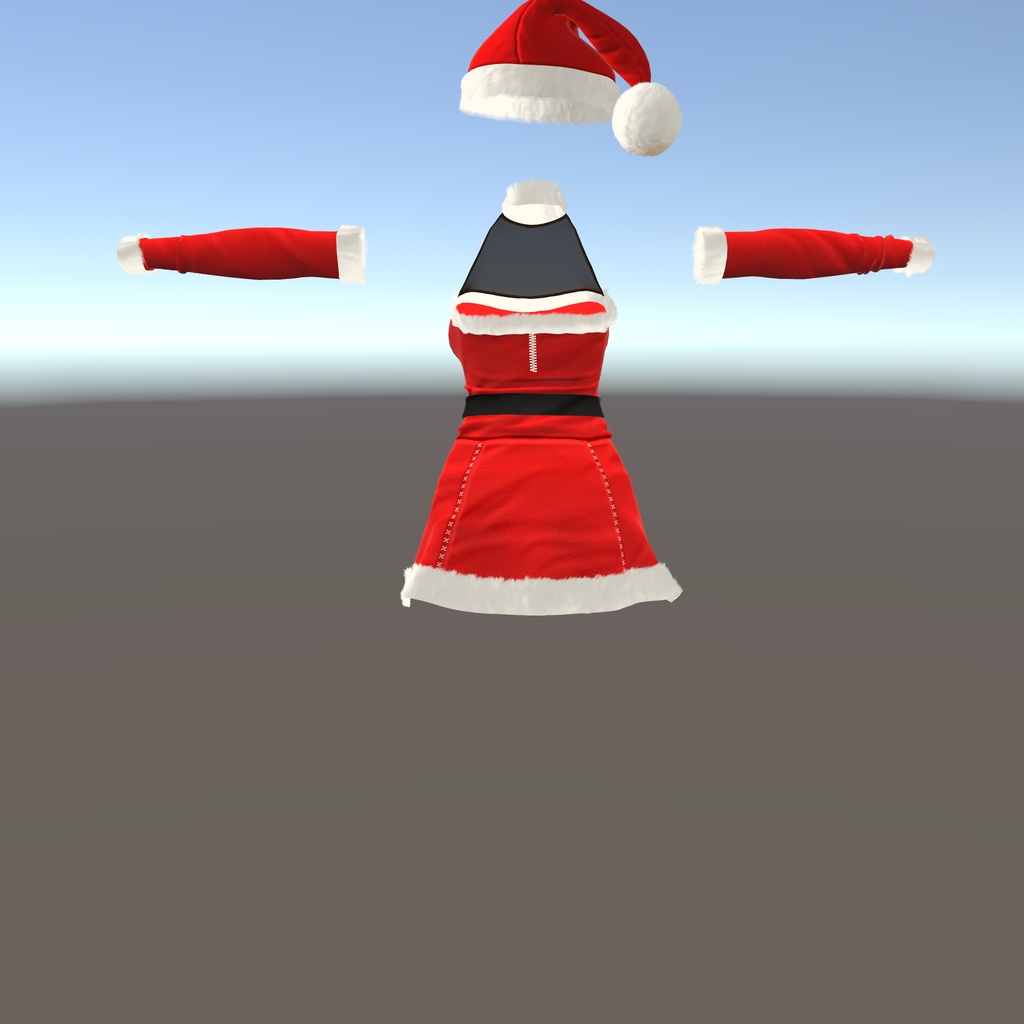 【くろなつ用衣装】サンタコス