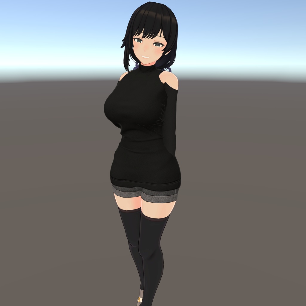 【テレクレア用衣装】シースルーオフショルダー