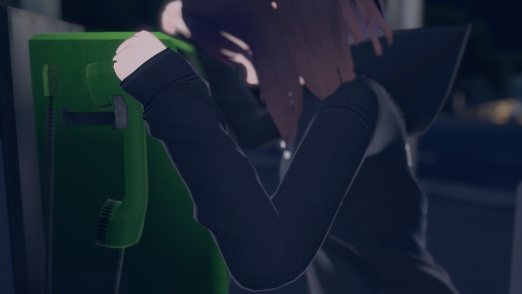 【くろなつ用衣装】パーカーレギンスコーデ