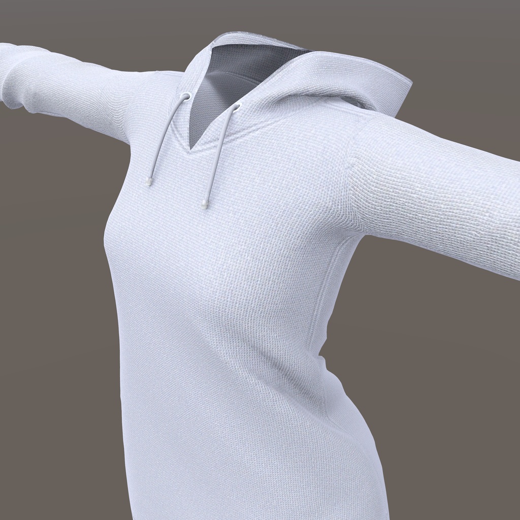 【くろなつ用衣装】パーカーレギンスコーデ