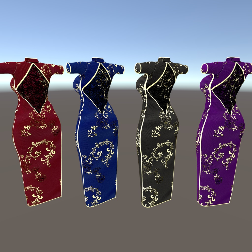 【テレクレア用衣装】チャイナドレス