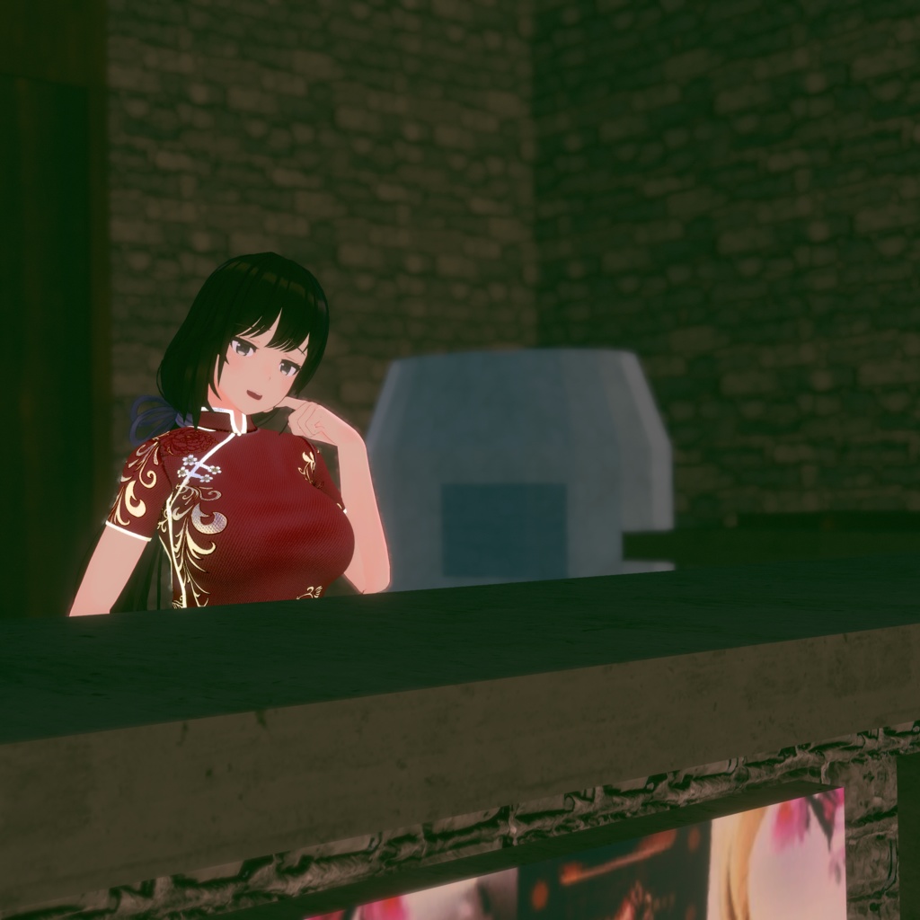 【テレクレア用衣装】チャイナドレス