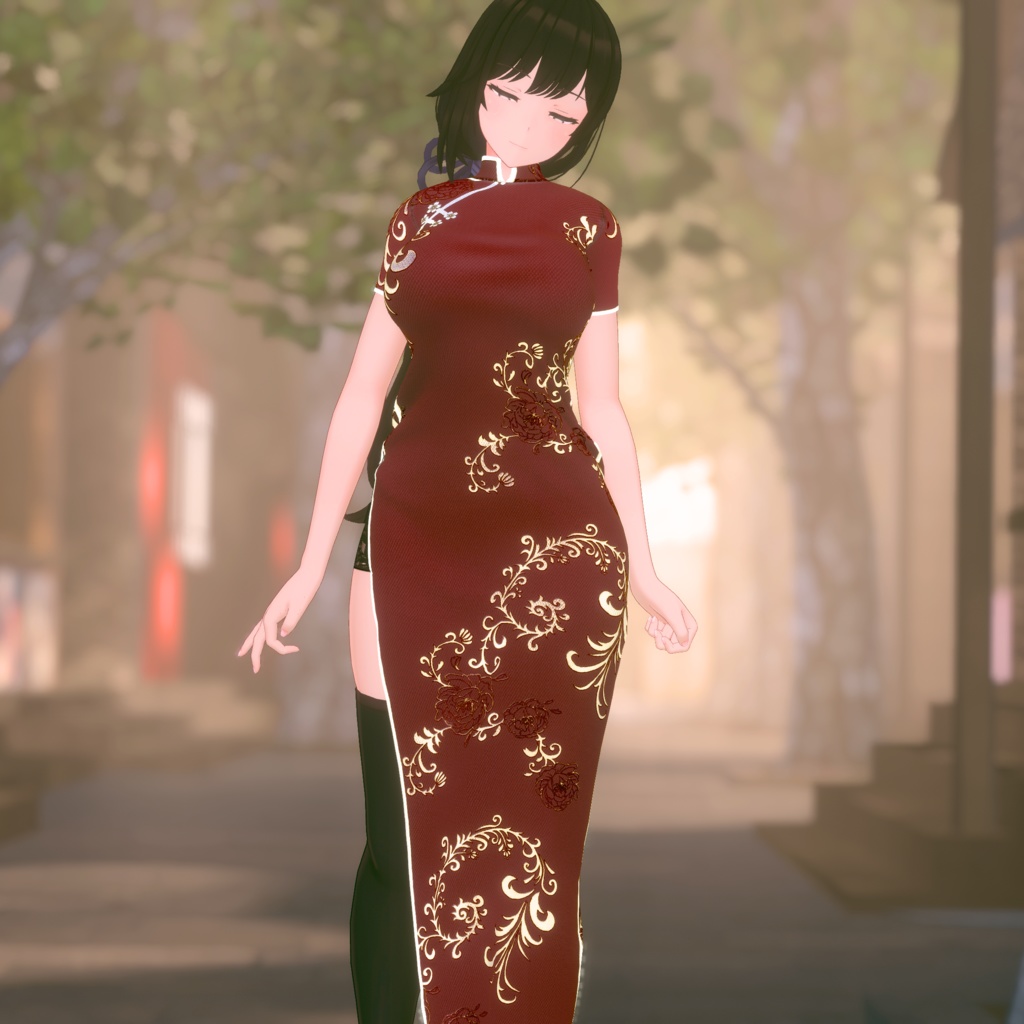 【テレクレア用衣装】チャイナドレス