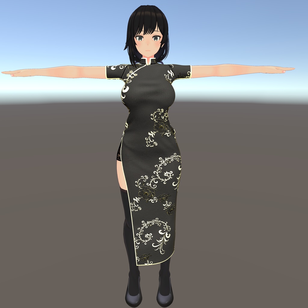 【テレクレア用衣装】チャイナドレス