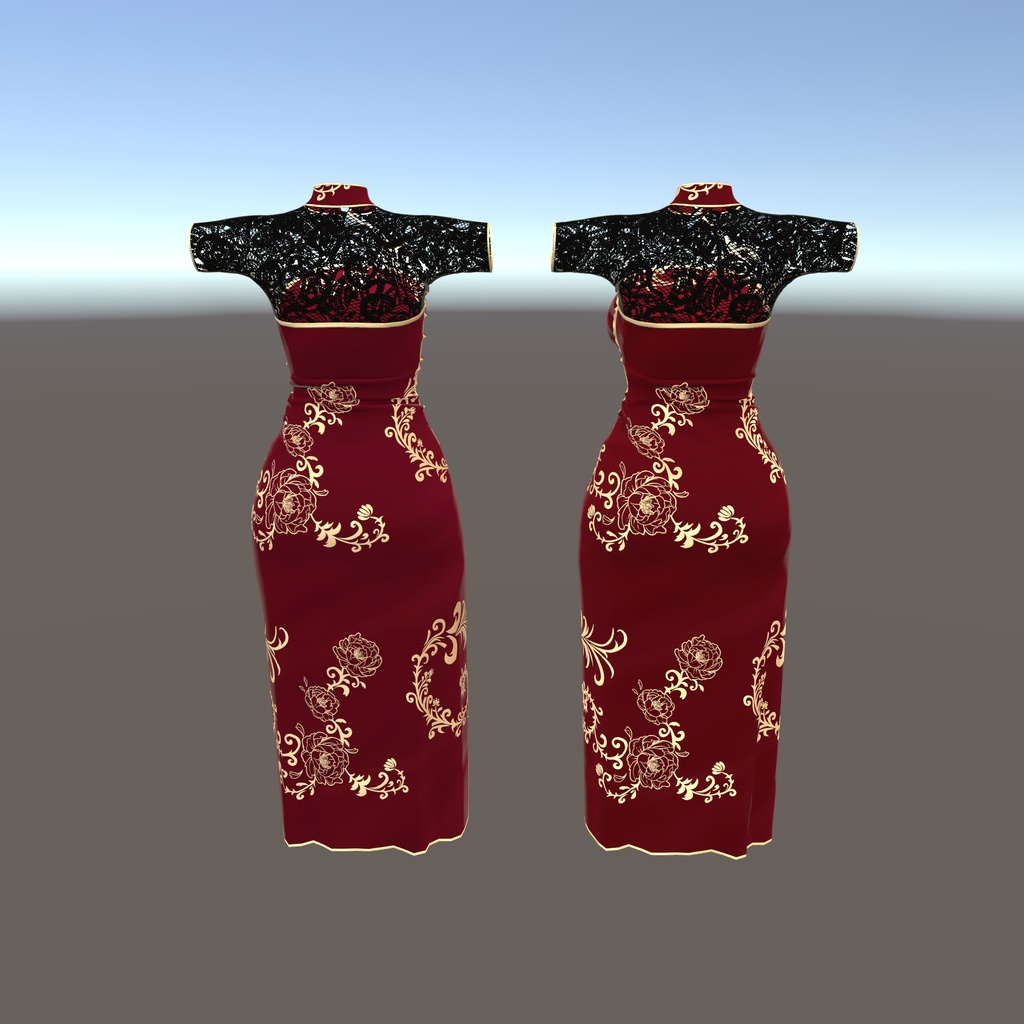 【くろなつ用衣装】チャイナドレス