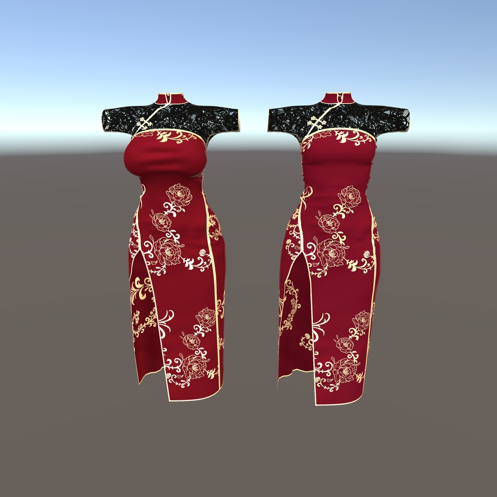 【くろなつ用衣装】チャイナドレス