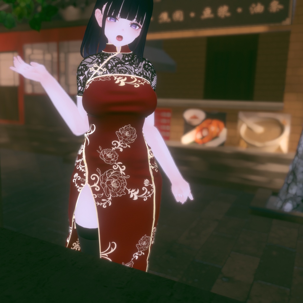 【くろなつ用衣装】チャイナドレス