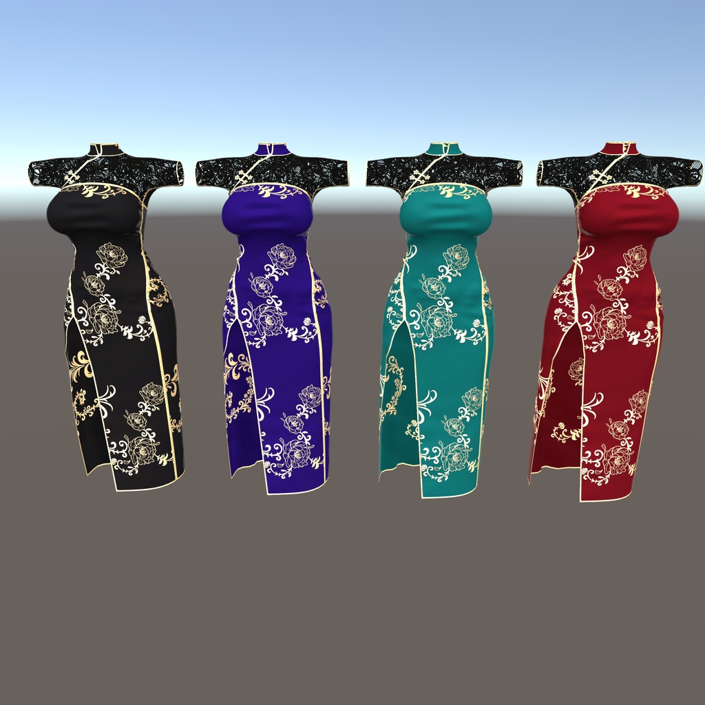 【くろなつ用衣装】チャイナドレス