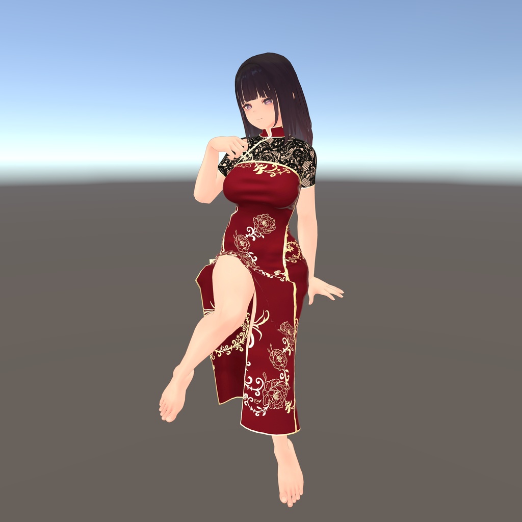 【くろなつ用衣装】チャイナドレス