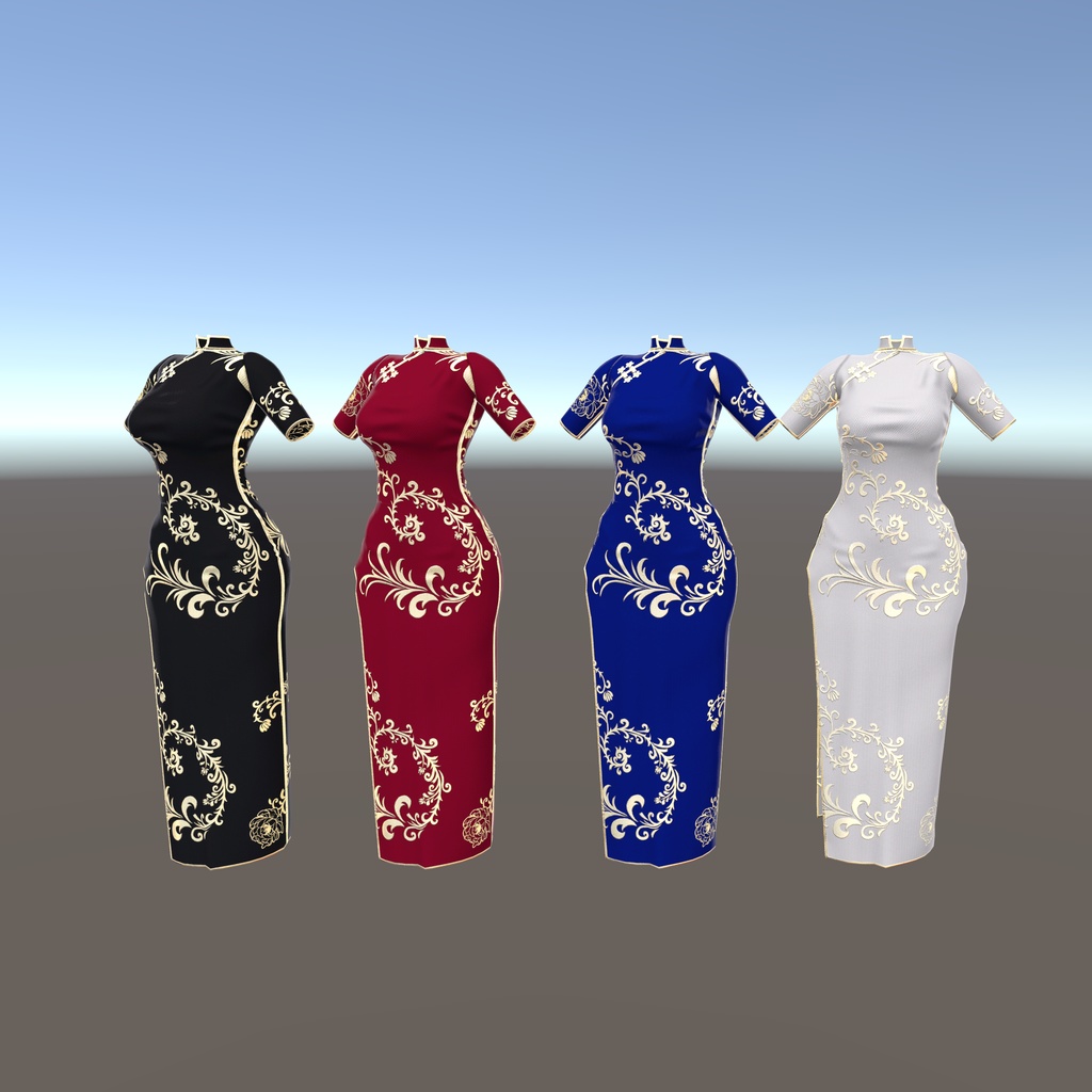 【センティッド用衣装】チャイナドレス