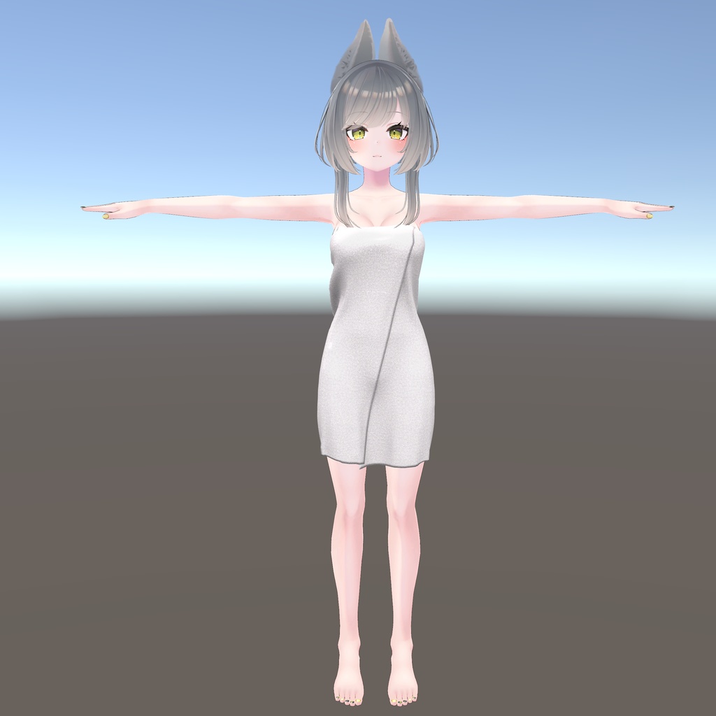 【リーファ用衣装】湯上りバスタオル