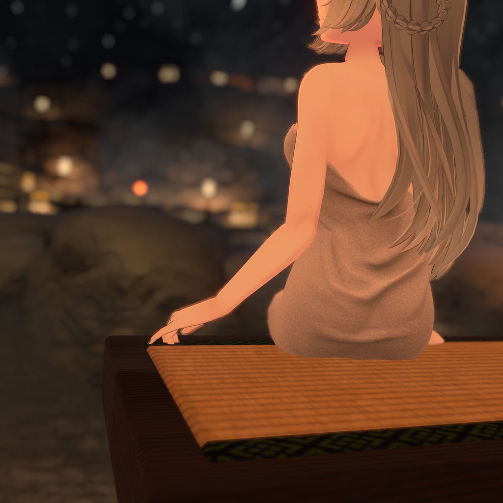 【リーファ用衣装】湯上りバスタオル