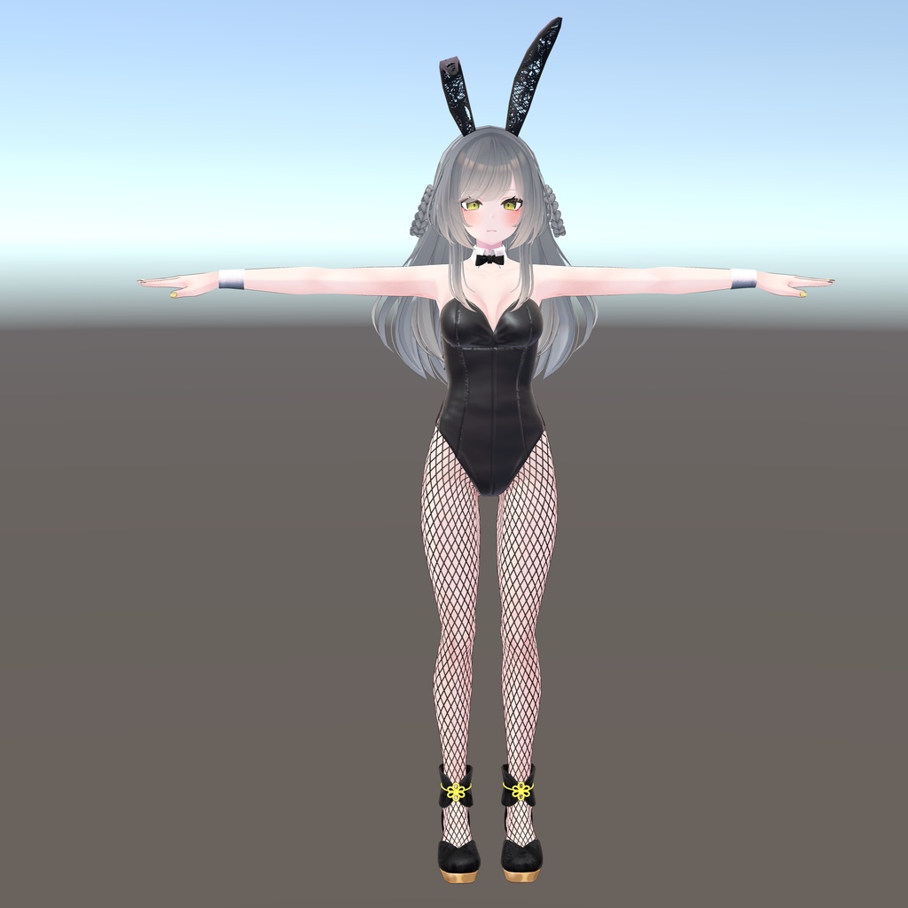 【リーファ用衣装】レザーバニーガール