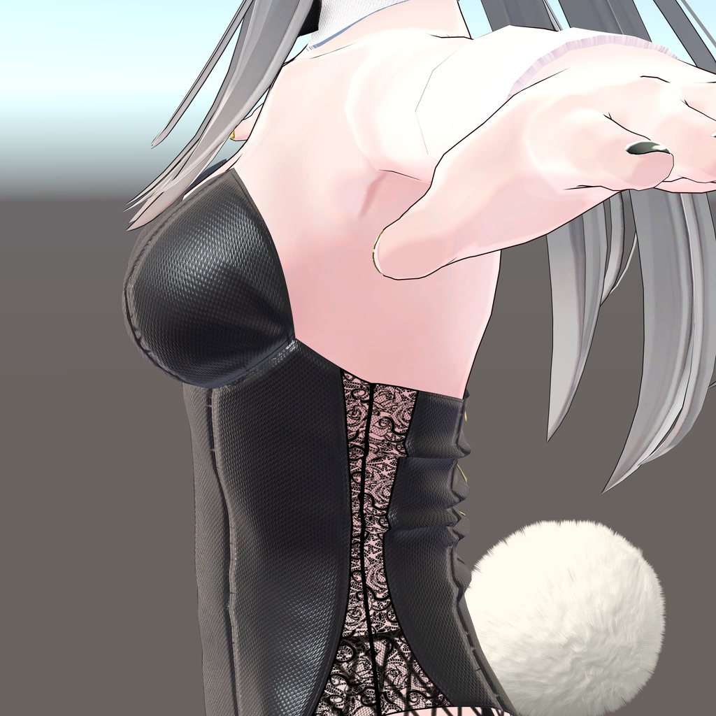 【リーファ用衣装】レザーバニーガール