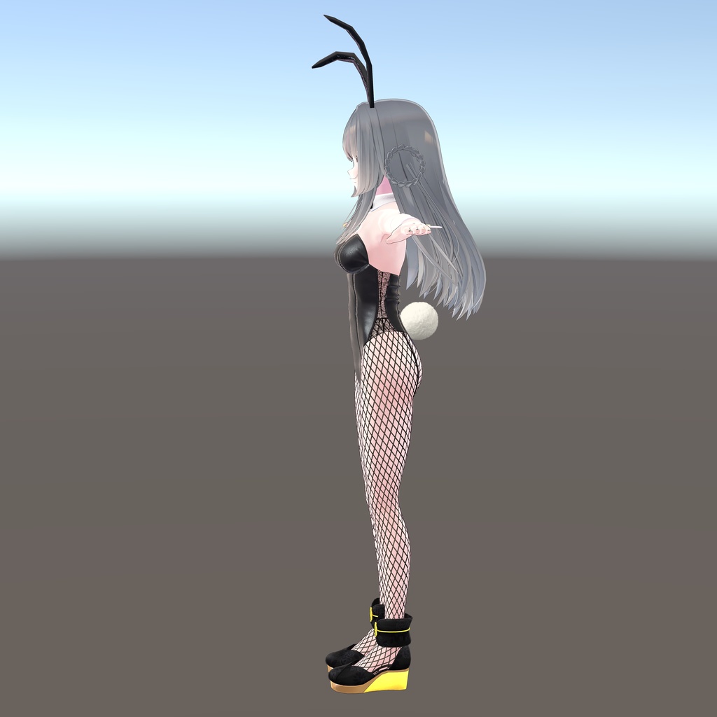 【リーファ用衣装】レザーバニーガール