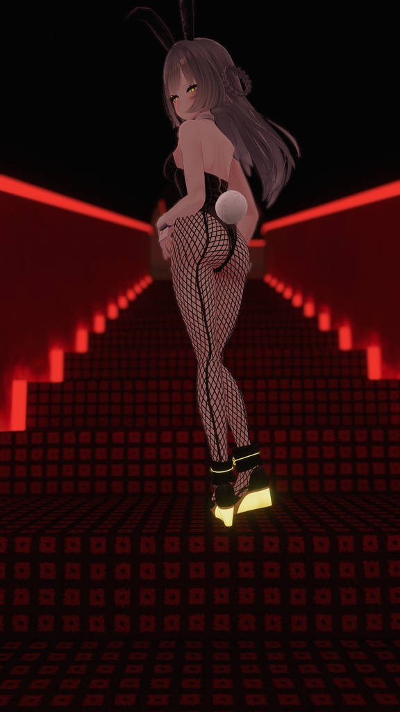 【リーファ用衣装】レザーバニーガール