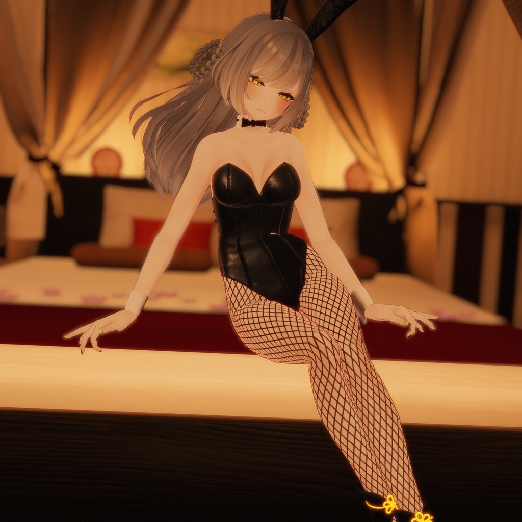 【リーファ用衣装】レザーバニーガール