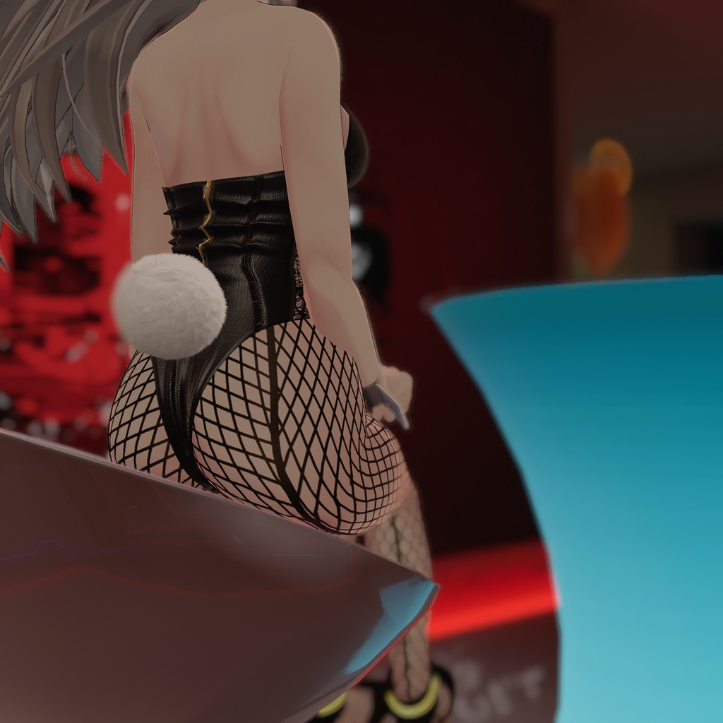 【リーファ用衣装】レザーバニーガール