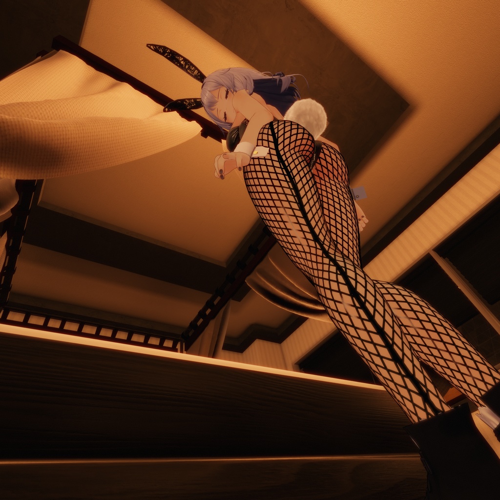 【桔梗用衣装】レザーバニーガール 2022