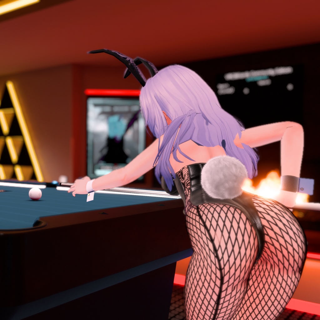 【桔梗用衣装】レザーバニーガール 2022