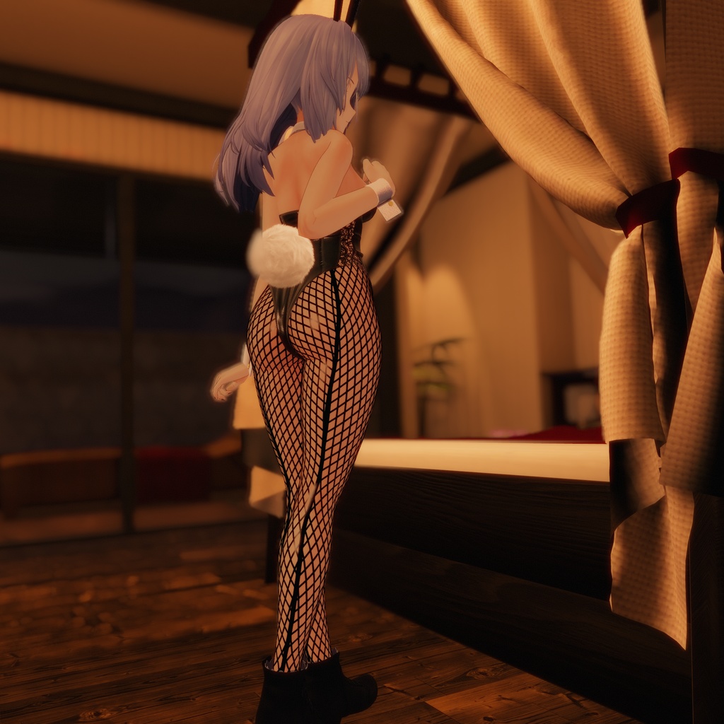 【桔梗用衣装】レザーバニーガール 2022