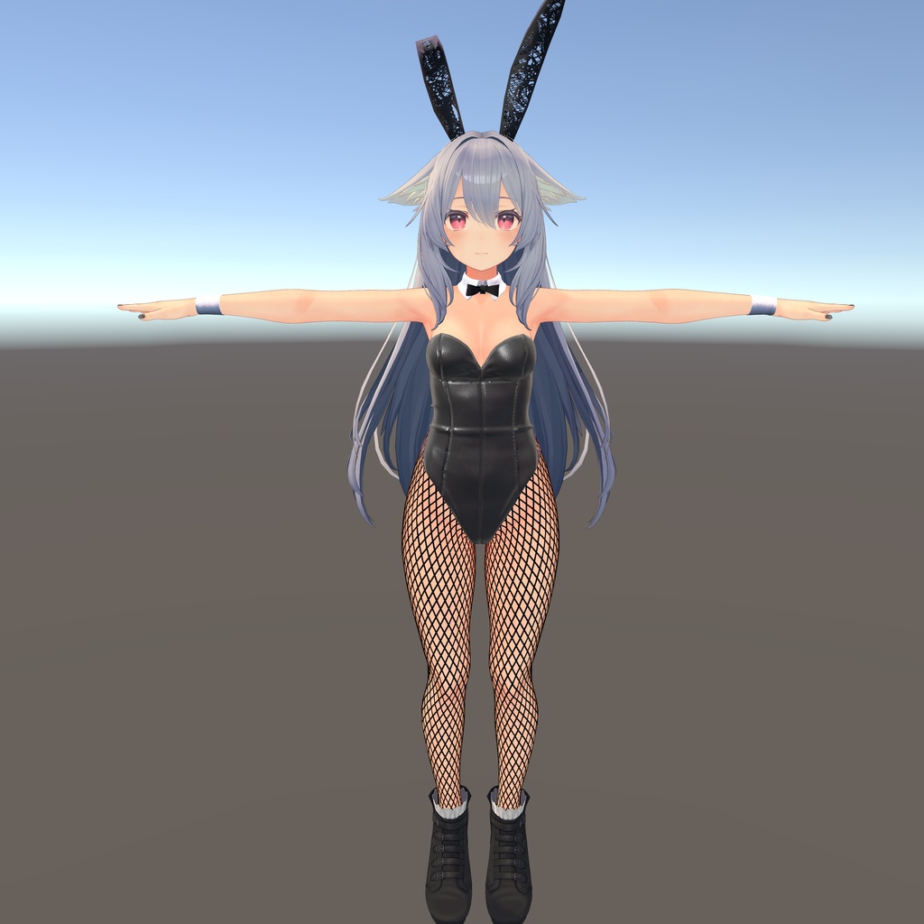 【桔梗用衣装】レザーバニーガール 2022