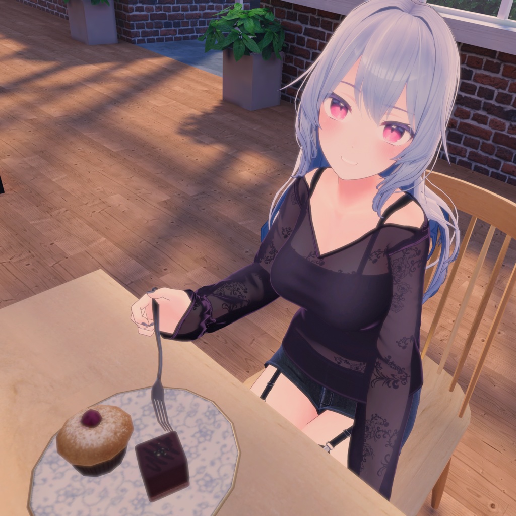 【桔梗用衣装】シースルー春コーデ