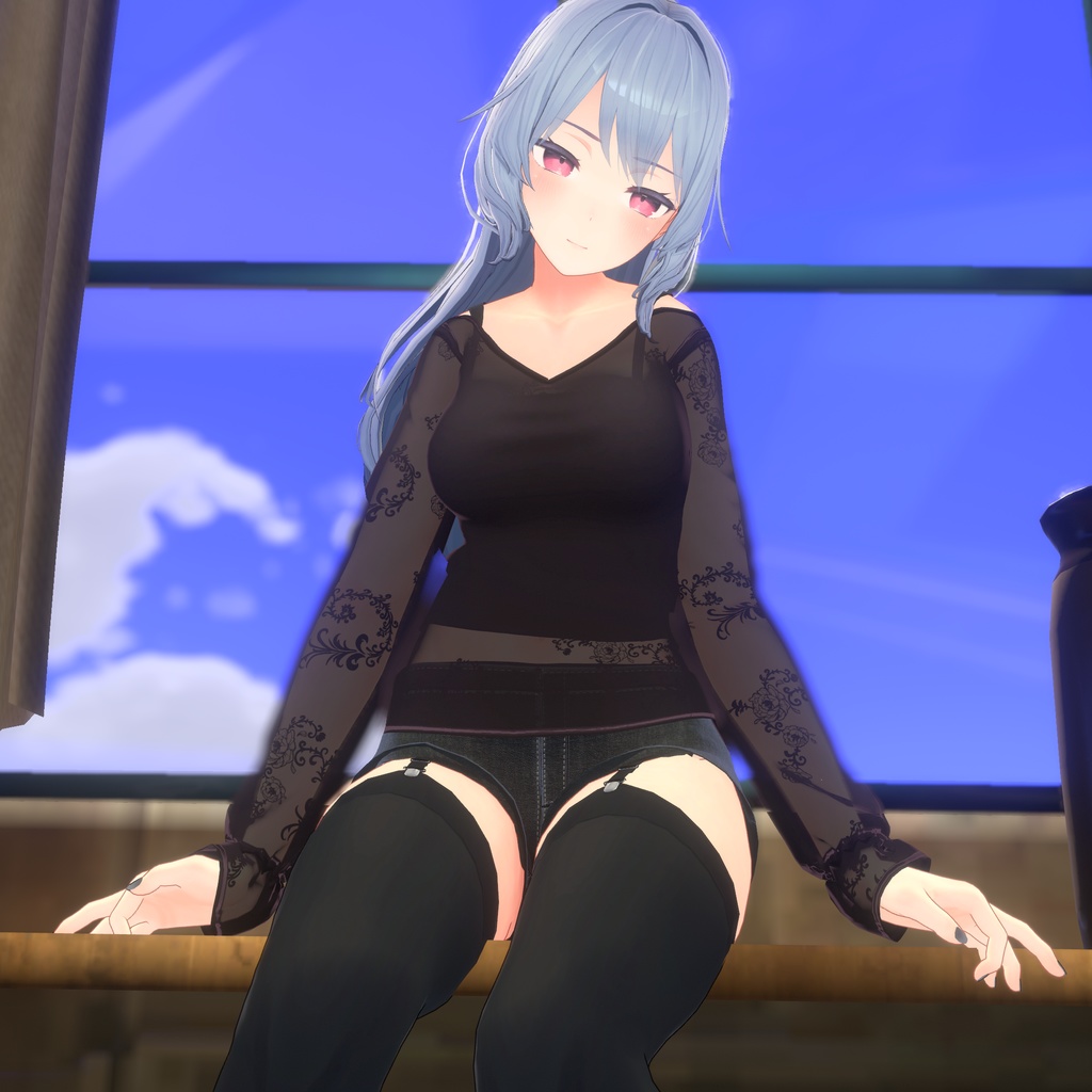 【桔梗用衣装】シースルー春コーデ