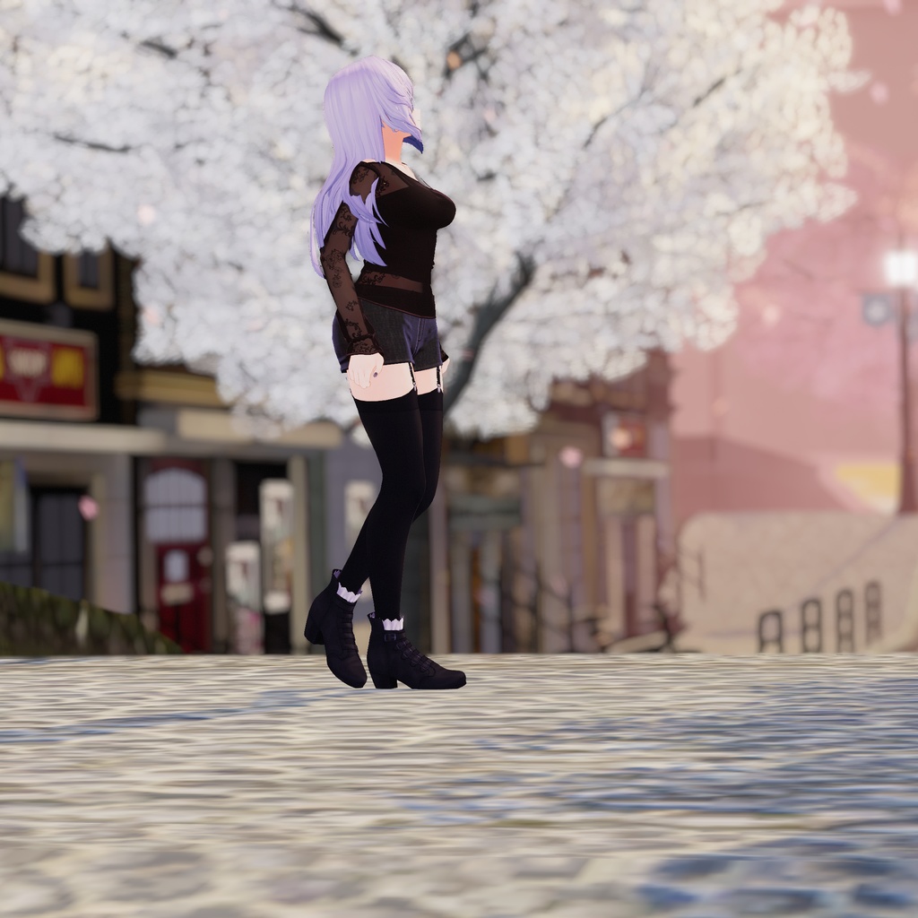 【桔梗用衣装】シースルー春コーデ