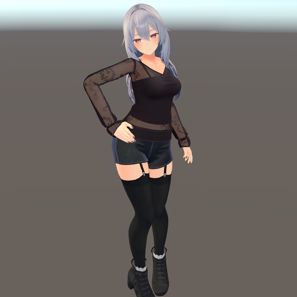 【桔梗用衣装】シースルー春コーデ